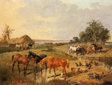 Vida en el campo John Frederick Herring Jr caballo Pinturas al óleo